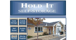 Desktop Screenshot of holditstorage.com