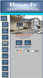 Mobile Screenshot of holditstorage.com